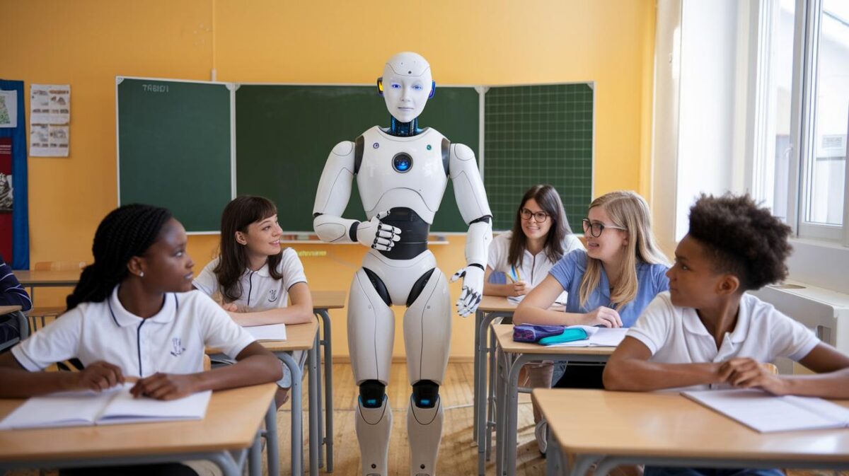 Fin de la crise des enseignants, ce robot humanoïde basé sur l'intelligence artificielle est testé dans les écoles