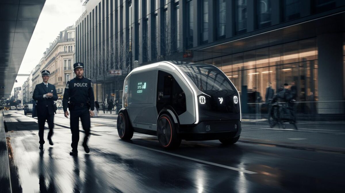 Ce robot livreur échappe à un contrôle de police en changeant d’itinéraire