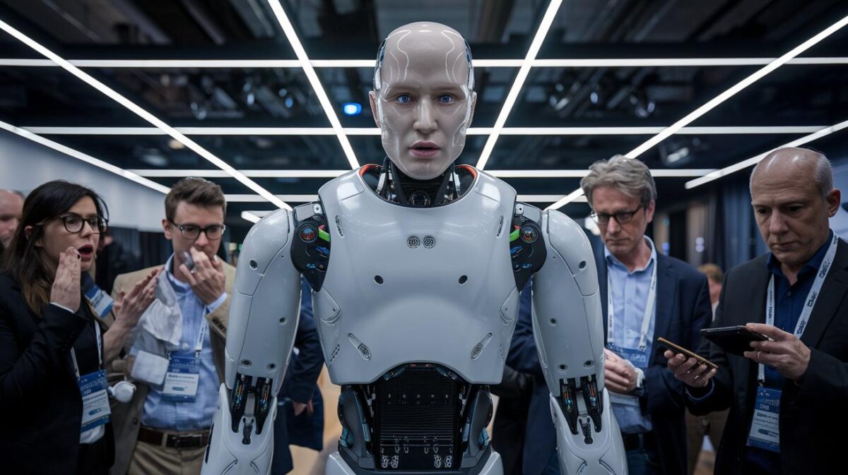 Panique dans la tech : un robot humanoïde réagit avec colère pendant une démo en direct